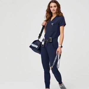 Figs Navy Scrub Set